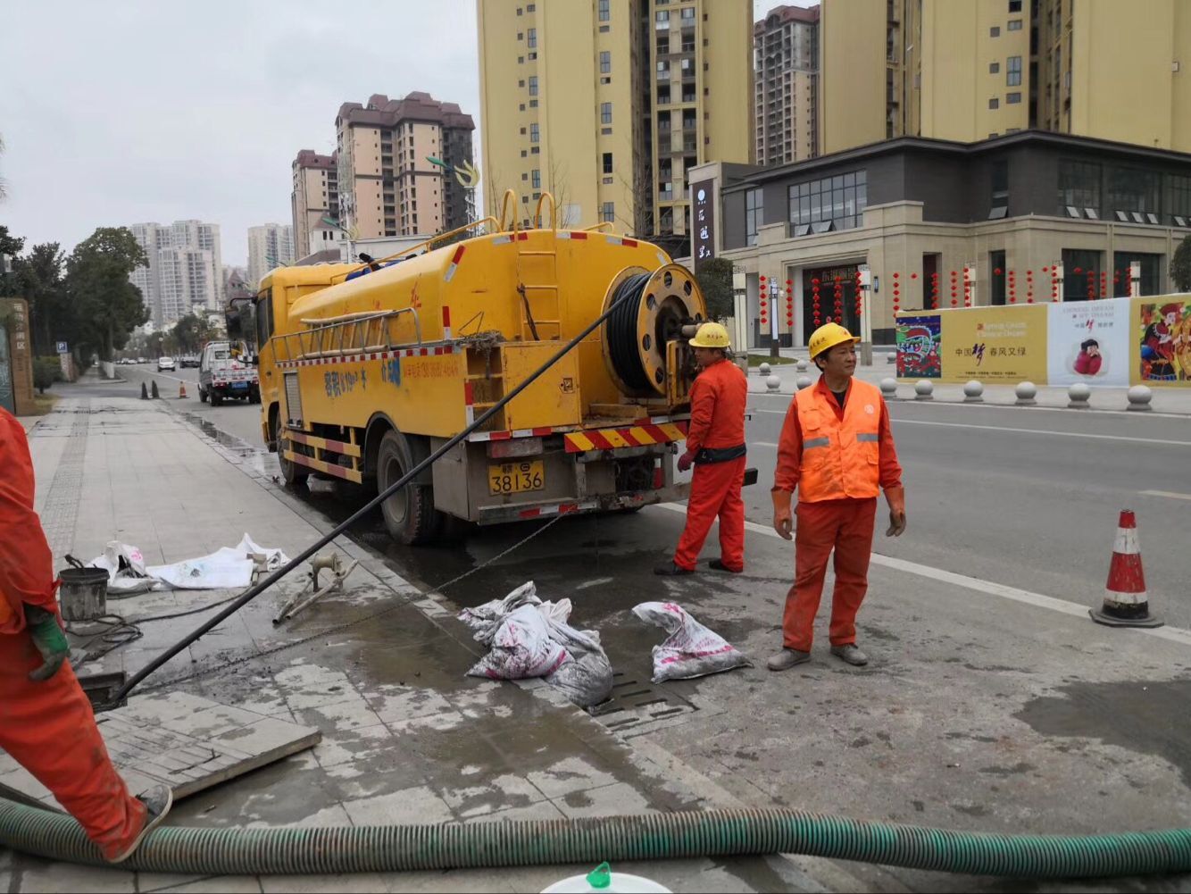 扶风排污管道清淤-管道清洗